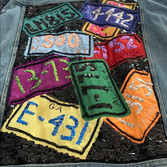 Vintage denim jacket from the 80s - Picture 1 of 7